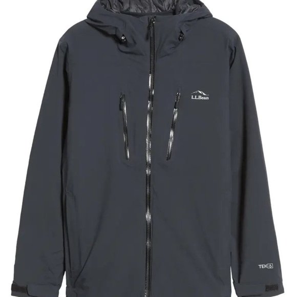 L.L.BEAN Waterproof PrimaLoft Packaway Jacket in Black - Picture 4 of 5